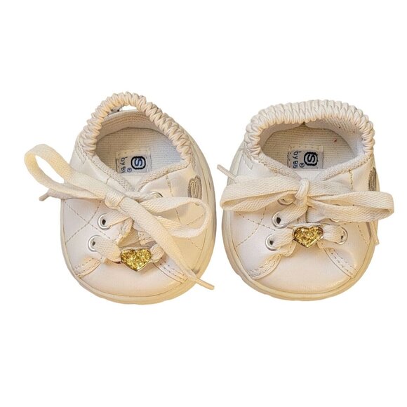 Build A Bear Workshop BAB Skechers Sling Back Sneakers Heart Charm Accessories - Picture 1 of 5